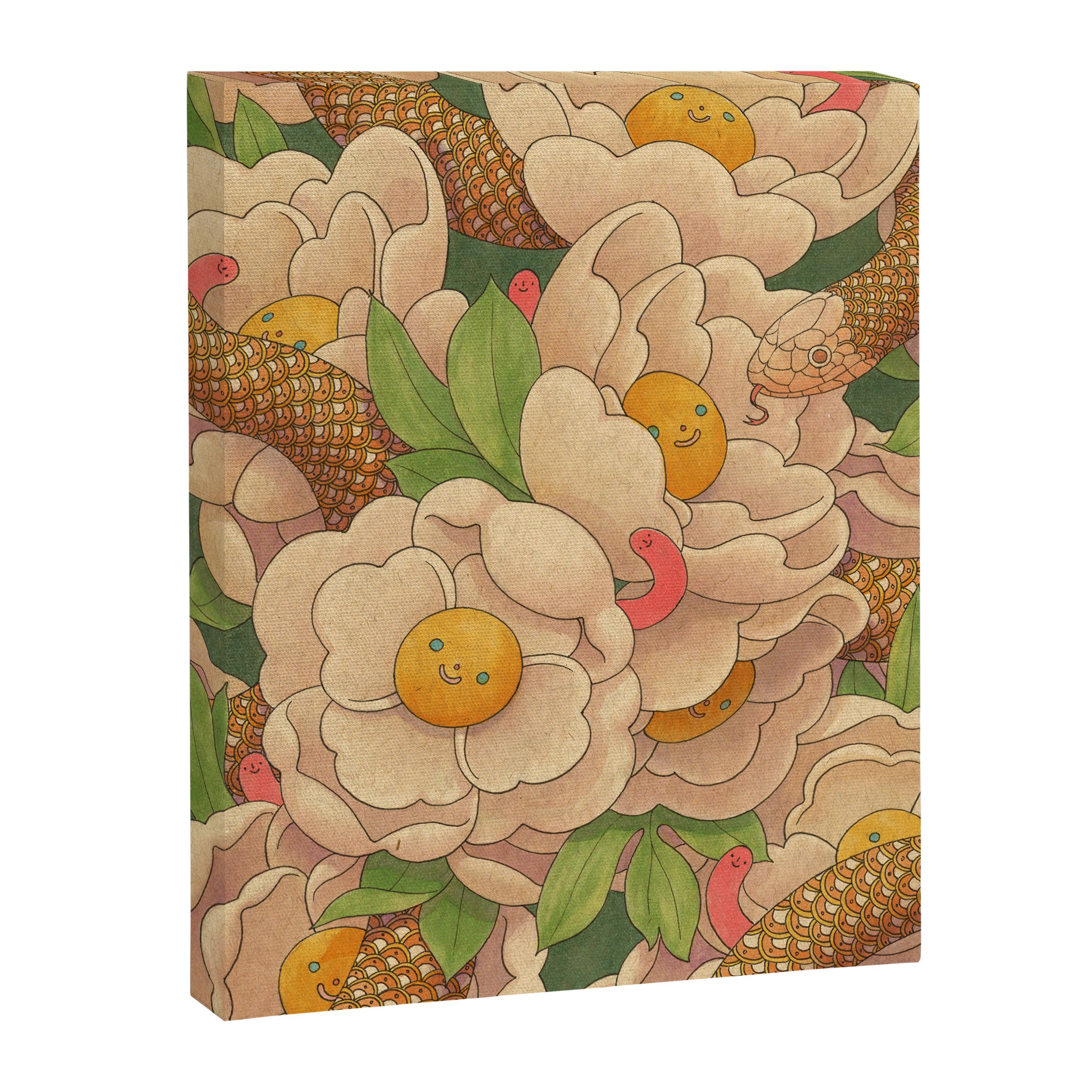 Happy Floral Canvas Print Gallery Image 6