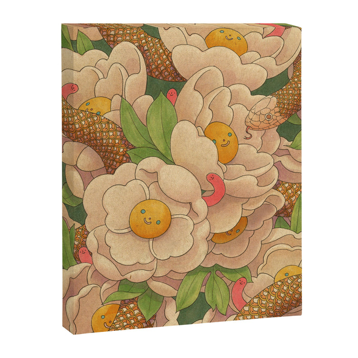 Happy Floral Canvas Print Gallery Image 1