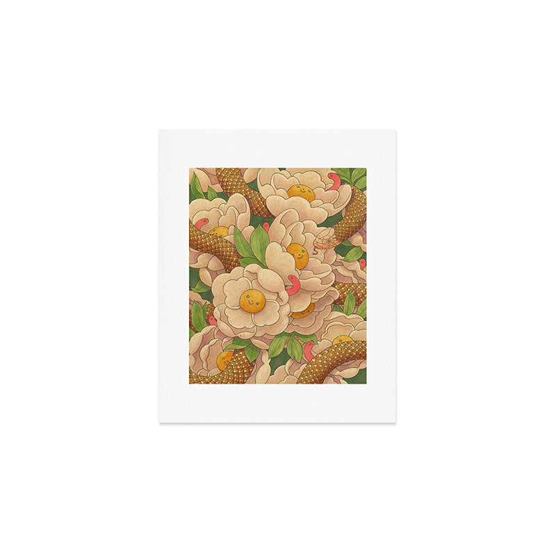 Happy Floral Art Print Gallery Image 1