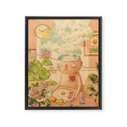 Happy Framed Canvas Print Gallery Image 6