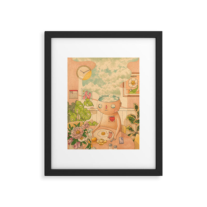 Happy Framed Art Print Gallery Image 5