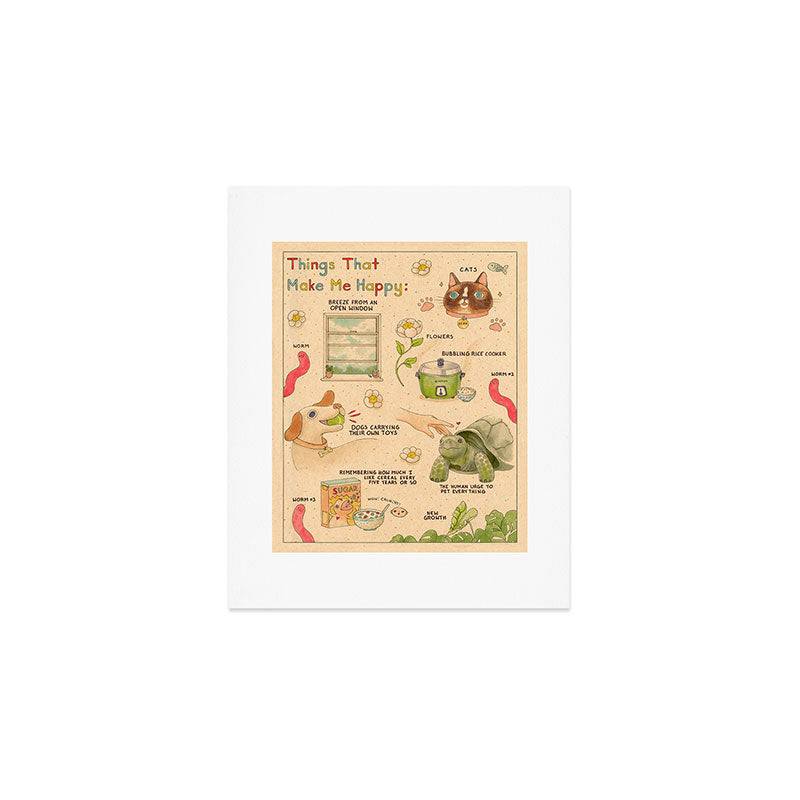 Happy Art Print Gallery Image 1