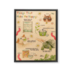 Happy Framed Canvas Print Gallery Image 6