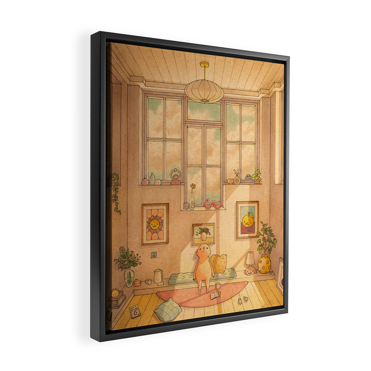 Happy Place Framed Canvas Print Gallery Image 2