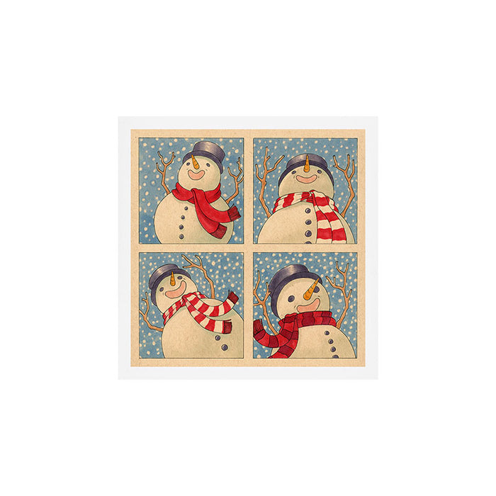 Happy Snowman Art Print Gallery Image 1