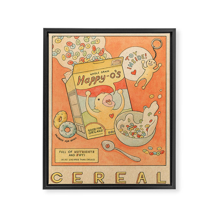 Happy-O's Framed Canvas Print Gallery Image 1
