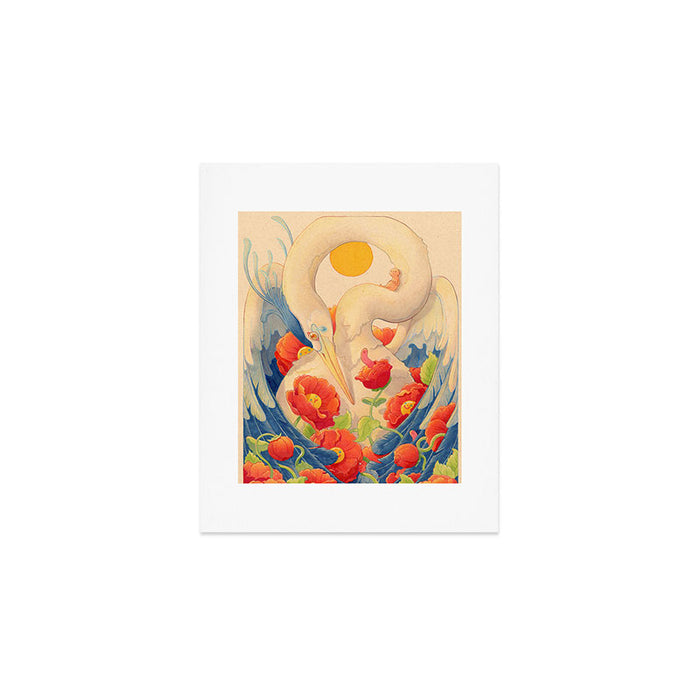 Heron and Friends Art Print Gallery Image 1