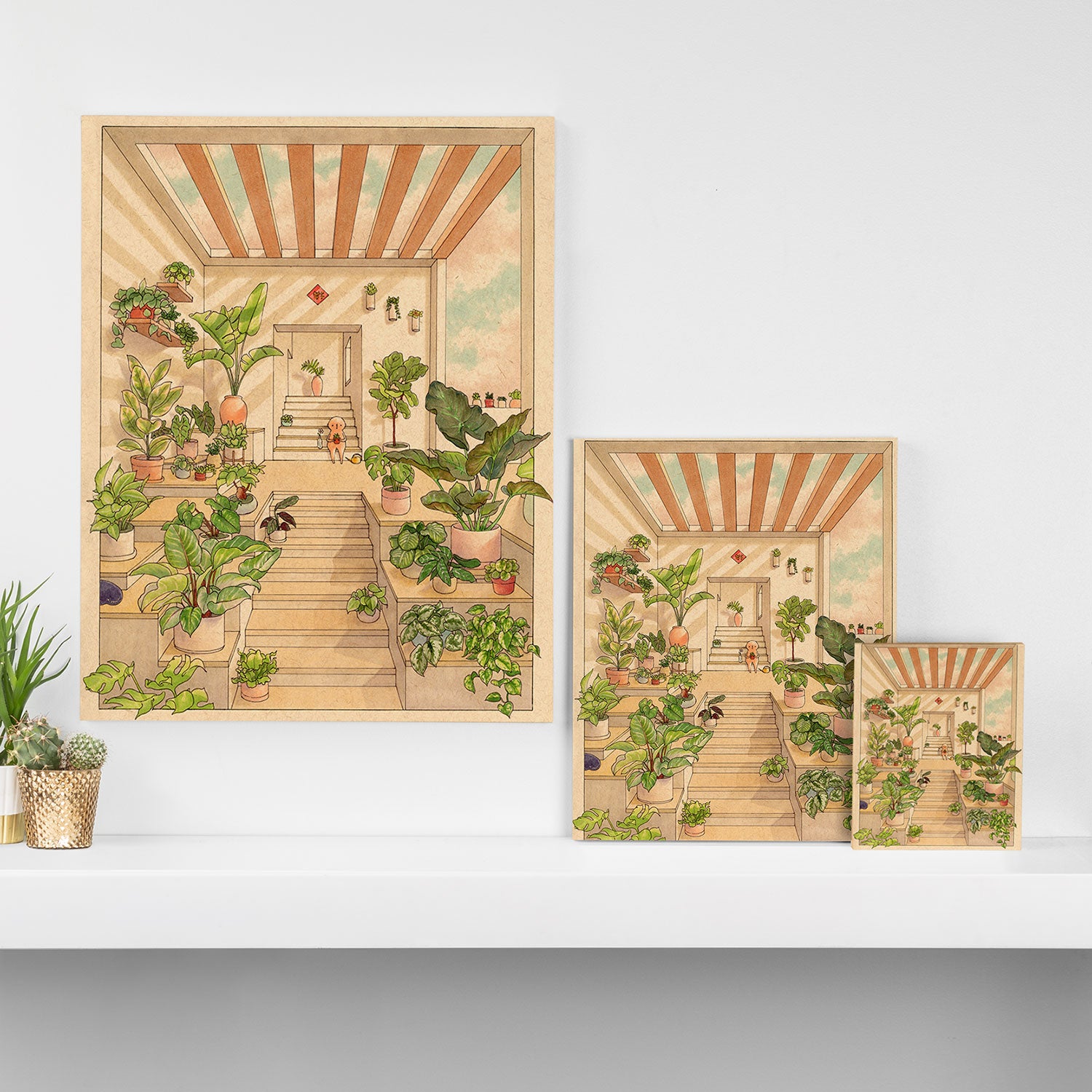 Houseplants Canvas Print Gallery Image 3