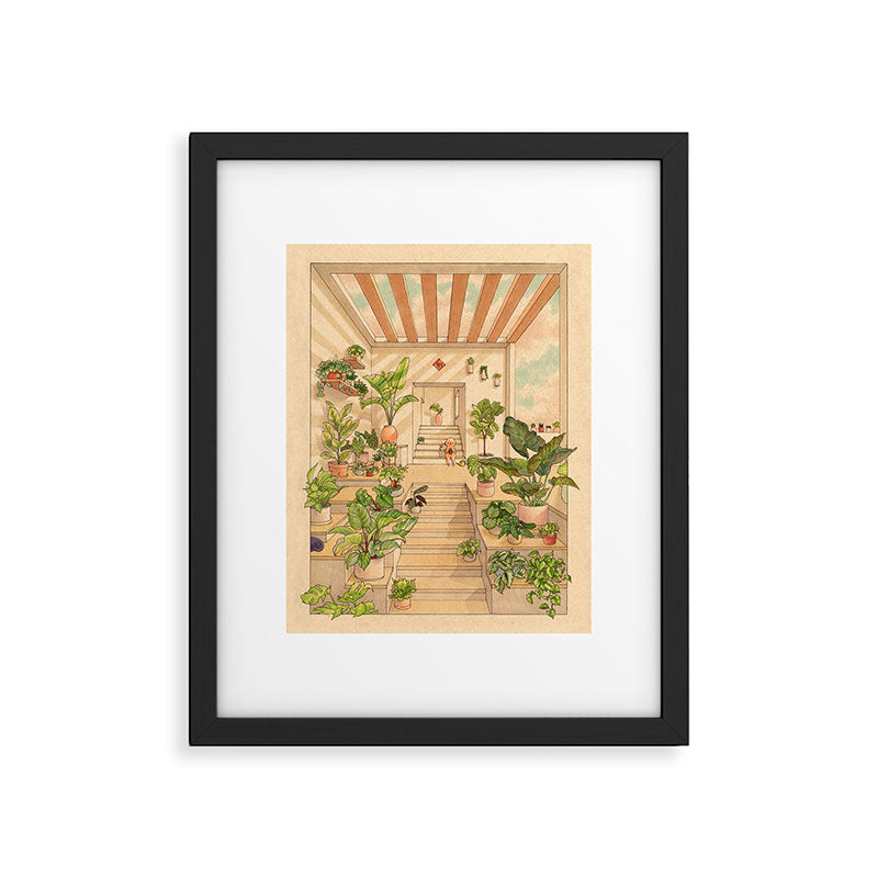 Houseplants Framed Art Print Gallery Image 4