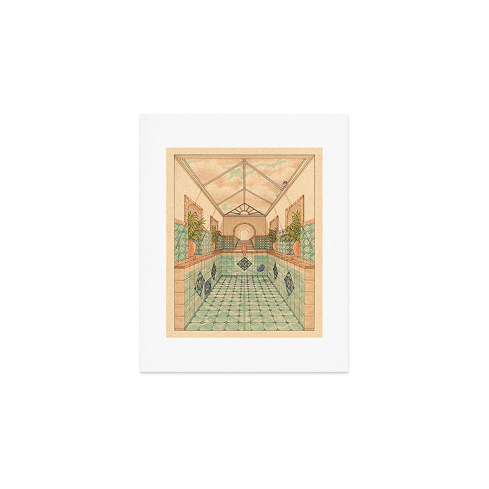 Indoor Pool Art Print Gallery Image 1