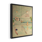 Indoor Pool Framed Canvas Print Gallery Image 2