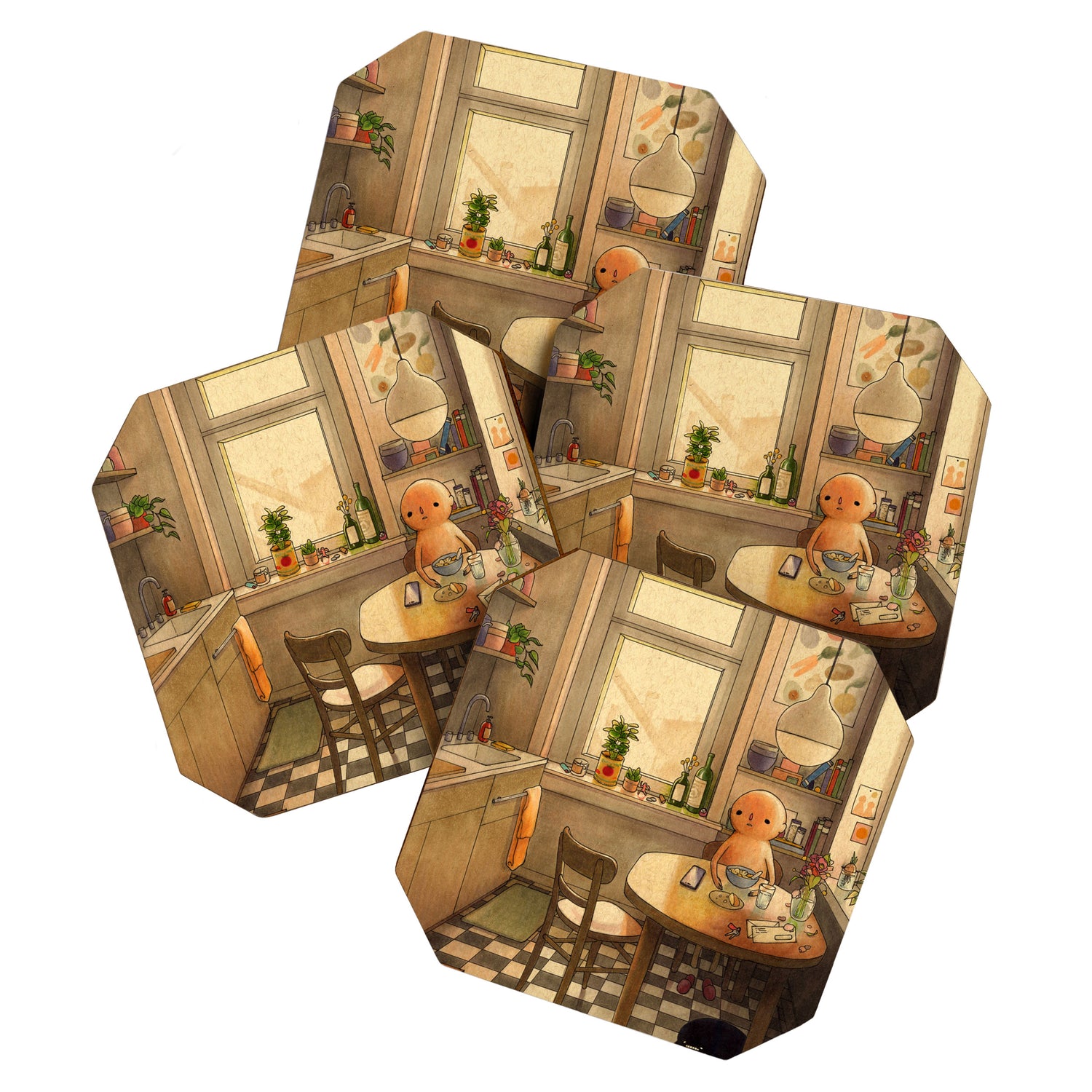Kitchen 2 Coaster Gallery Image 1