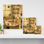 Kitchen Counter Canvas Print Gallery Image 3