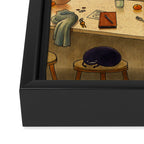 Kitchen Counter Framed Canvas Print Gallery Image 3