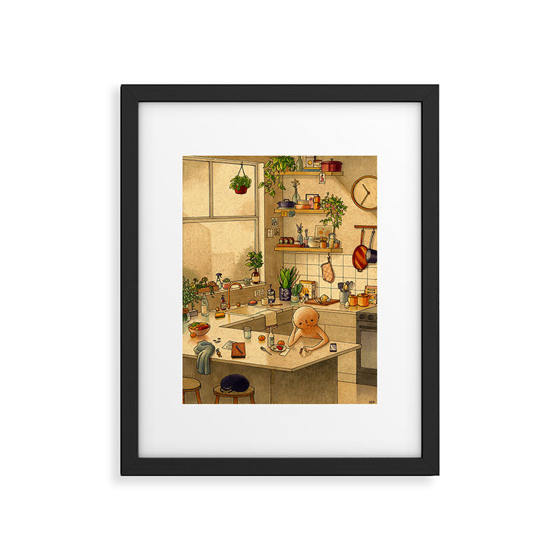 Kitchen Counter Framed Art Print Gallery Image 5