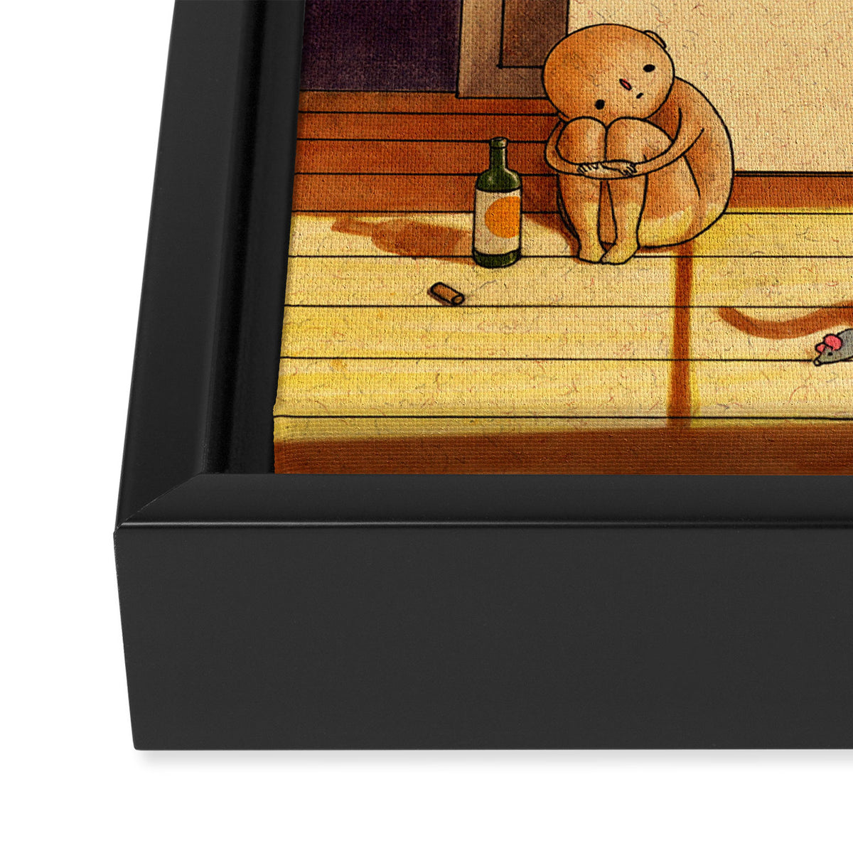 Kitchen Floor Framed Canvas Print Gallery Image 3
