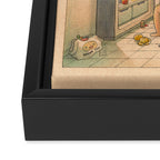 Late Night Snack Framed Canvas Print Gallery Image 3
