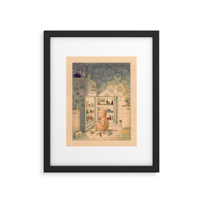 Late Night Snack Framed Art Print Gallery Image 1