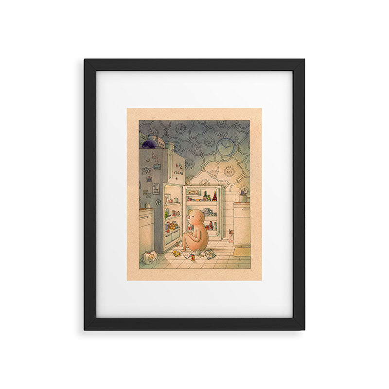 Late Night Snack Framed Art Print Gallery Image 5