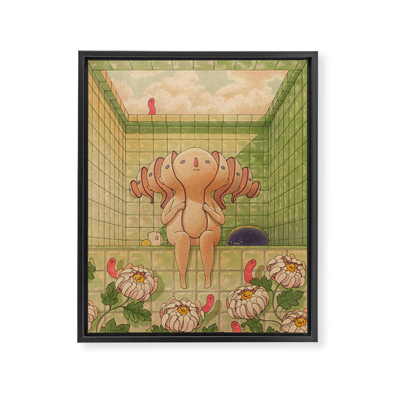 Layers Framed Canvas Print Gallery Image 6