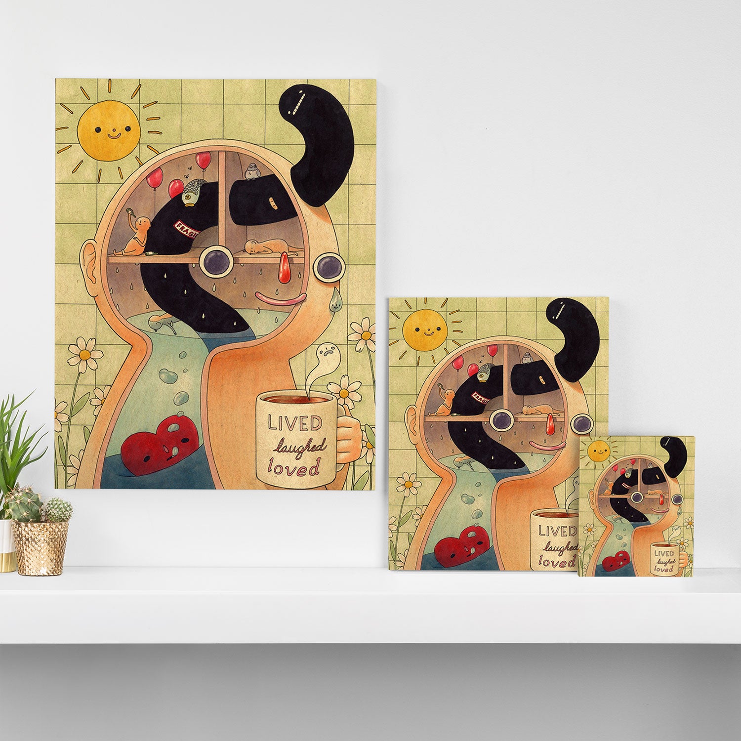Lived, Laughed, Loved Canvas Print Gallery Image 3