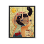 Lived, Laughed, Loved Framed Canvas Print Gallery Image 6