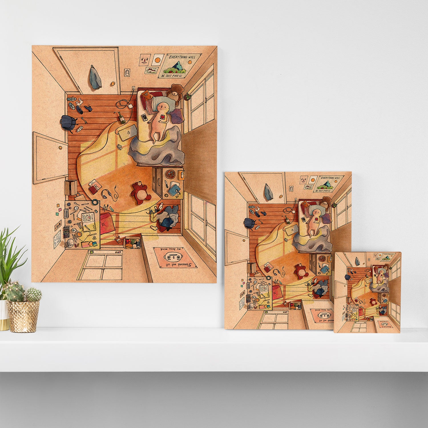 Lonely Afternoons Canvas Print Gallery Image 3