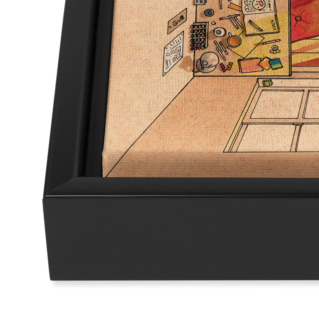 Lonely Afternoons Framed Canvas Print Gallery Image 3