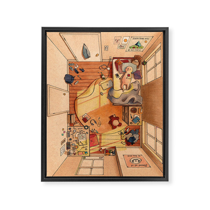 Lonely Afternoons Framed Canvas Print Gallery Image 6