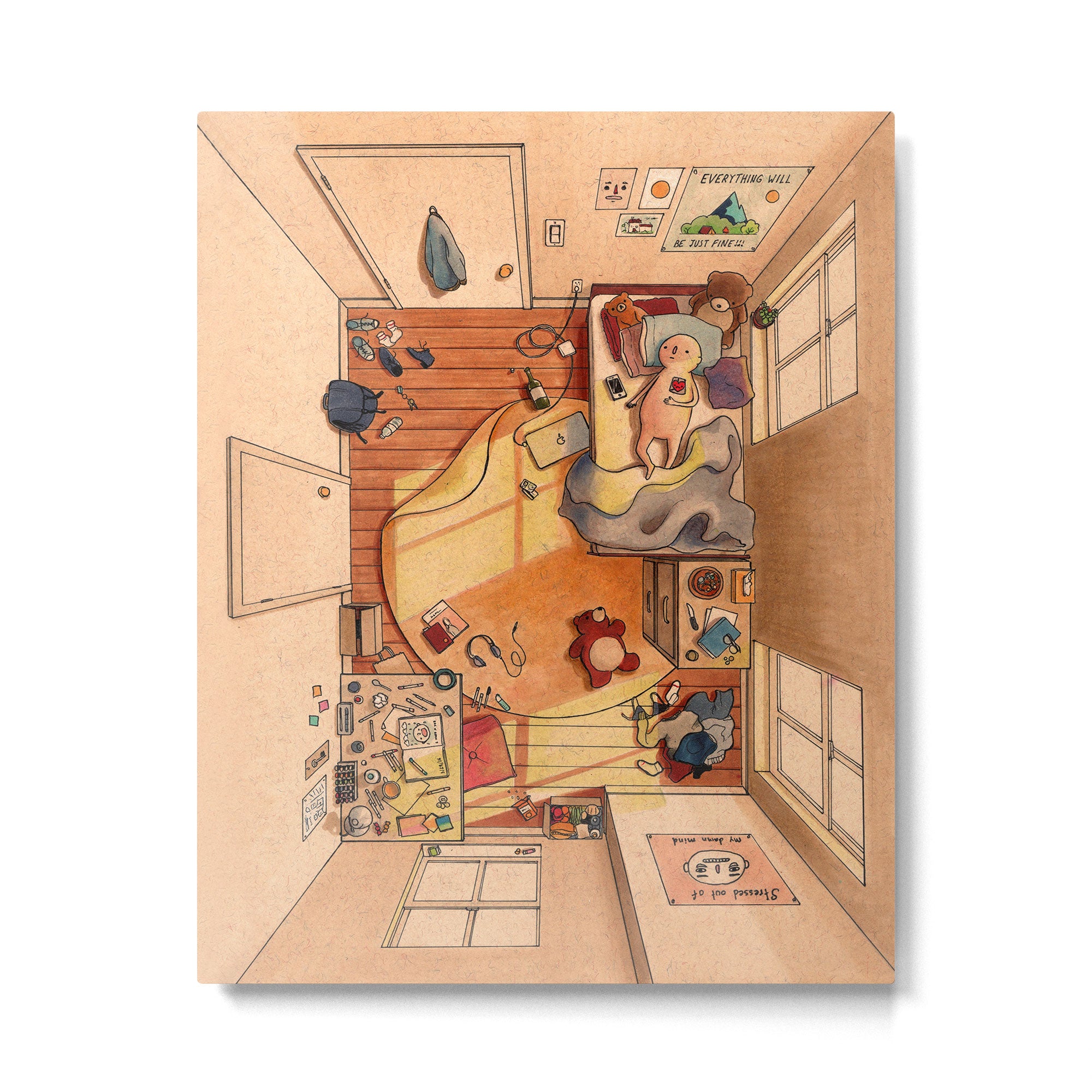 Lonely Afternoons Metal Print Gallery Image 4