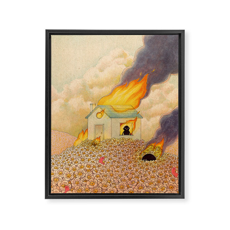 Mania Framed Canvas Print Gallery Image 6