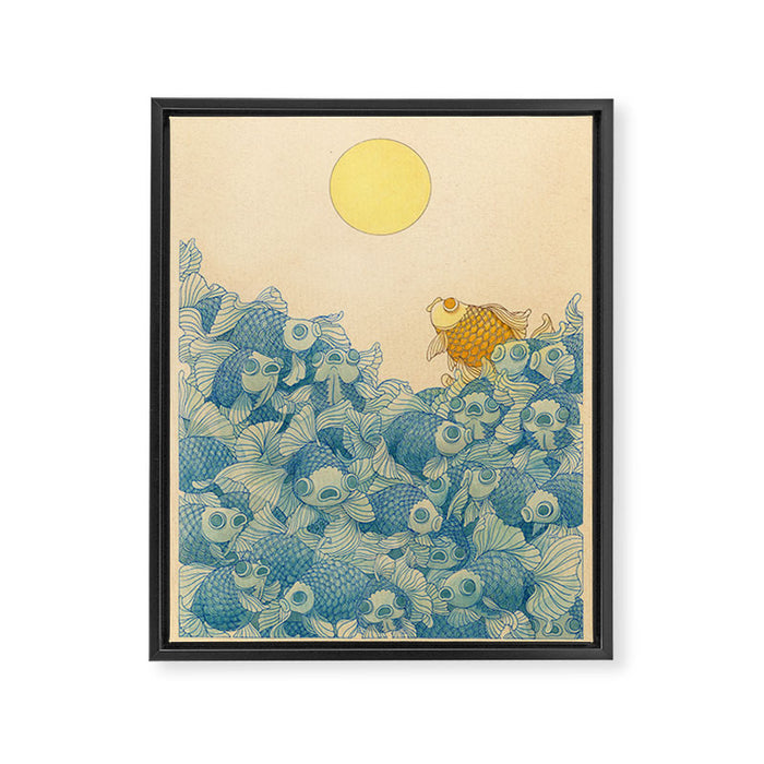 Maybe in Another Life Framed Canvas Print Gallery Image 1