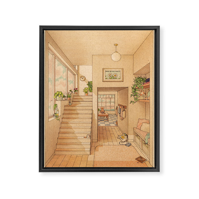 Maybe This is All There is Framed Canvas Print Gallery Image 6
