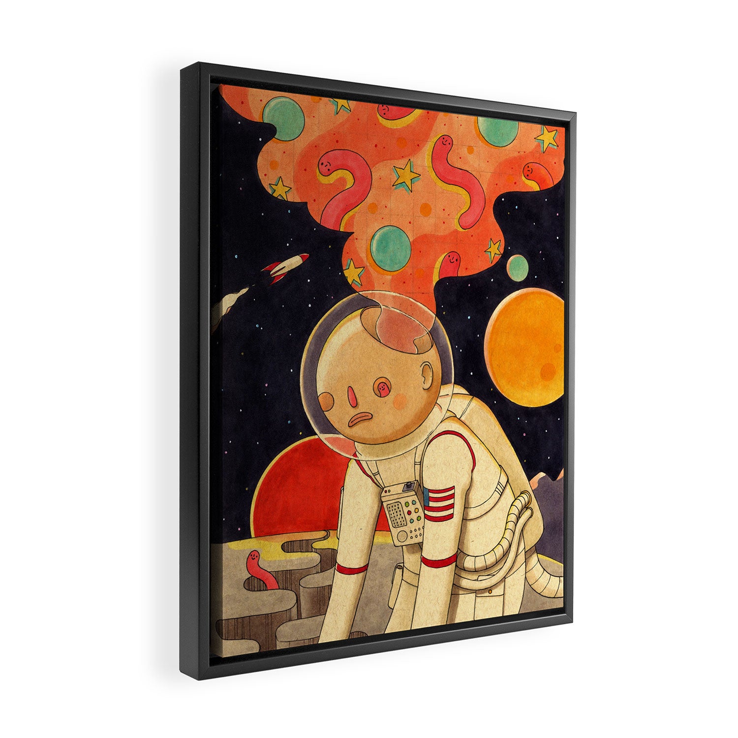 Mind Funk Framed Canvas Print Gallery Image 2