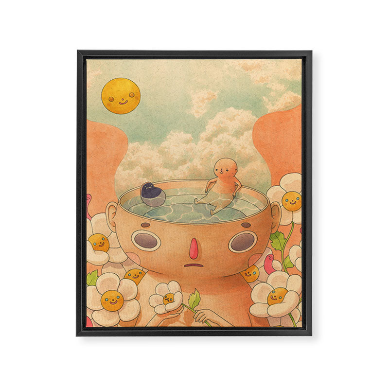 Mind on Break Framed Canvas Print Gallery Image 6