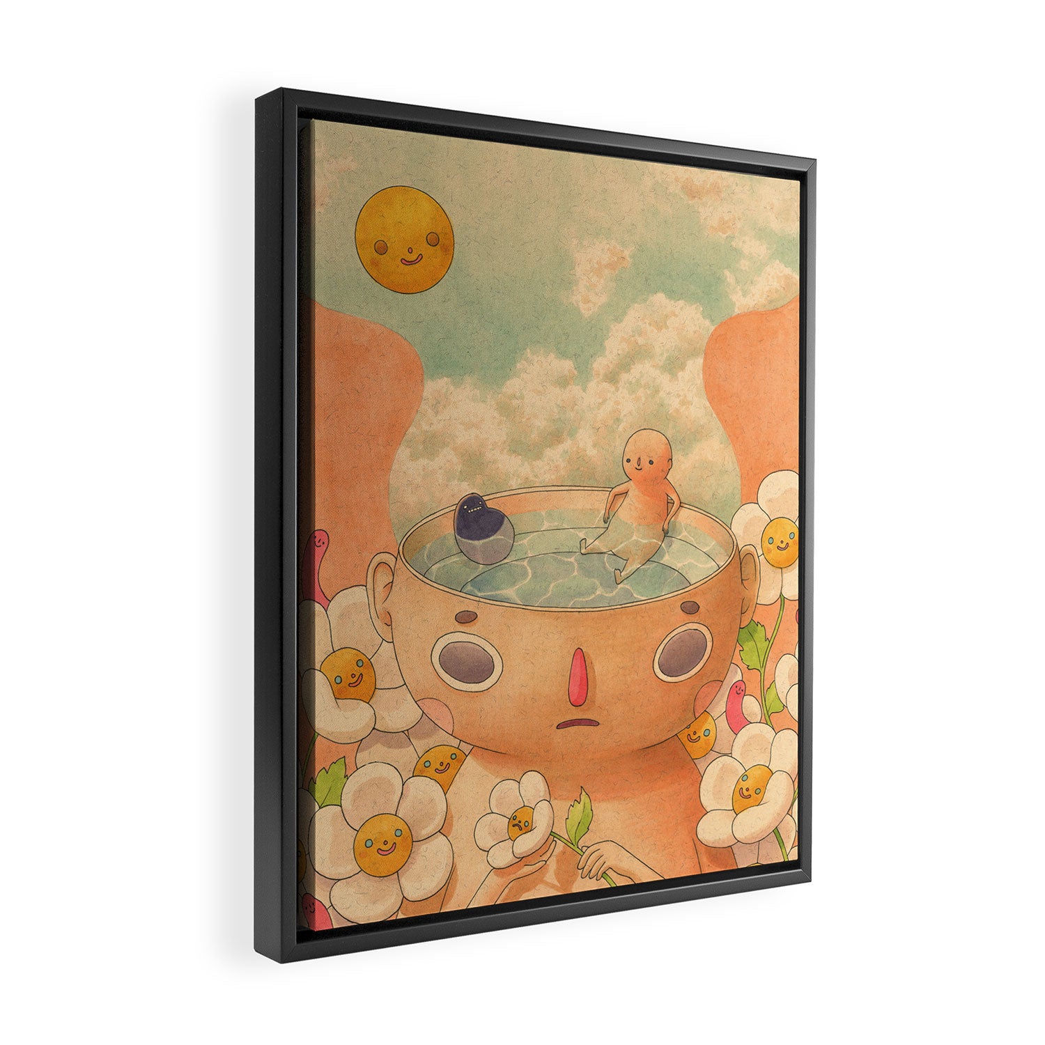 Mind on Break Framed Canvas Print Gallery Image 2