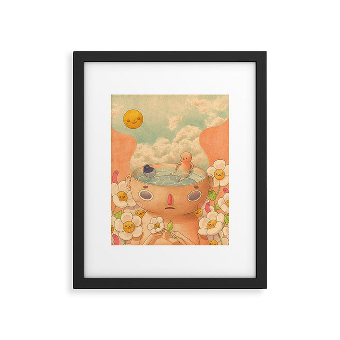 Mind on Break Framed Art Print Gallery Image 1