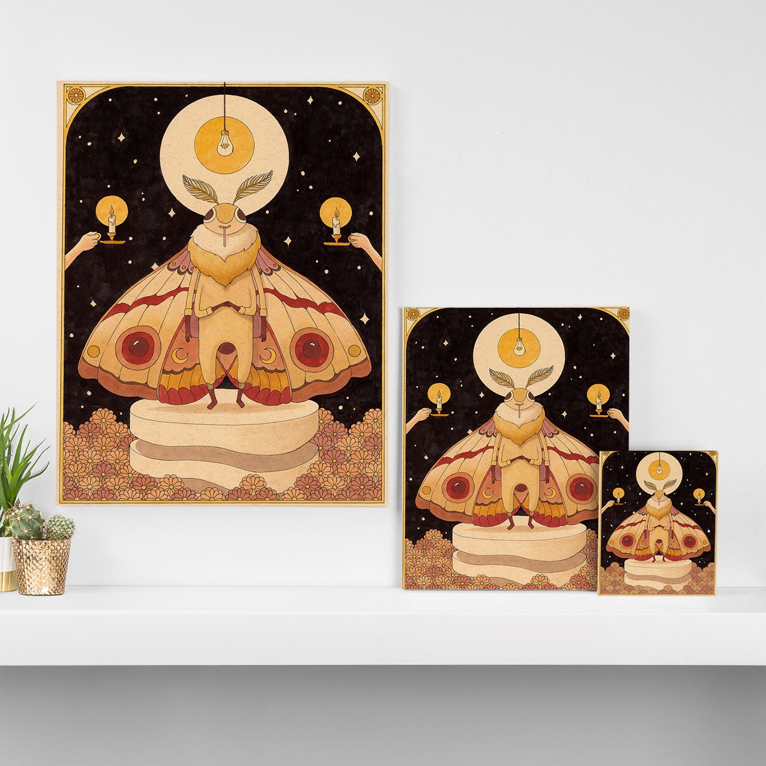 Moth Man Canvas Print Gallery Image 3