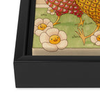 Motivational Chickens Framed Canvas Print Gallery Image 3