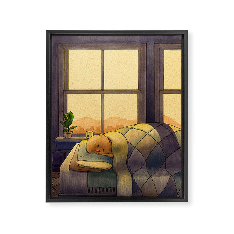 Nap Framed Canvas Print Gallery Image 6