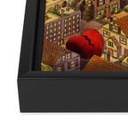 Neighborhood Framed Canvas Print Gallery Image 3