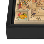 Neighbors Framed Canvas Print Gallery Image 3