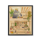 Neighbors Framed Canvas Print Gallery Image 6