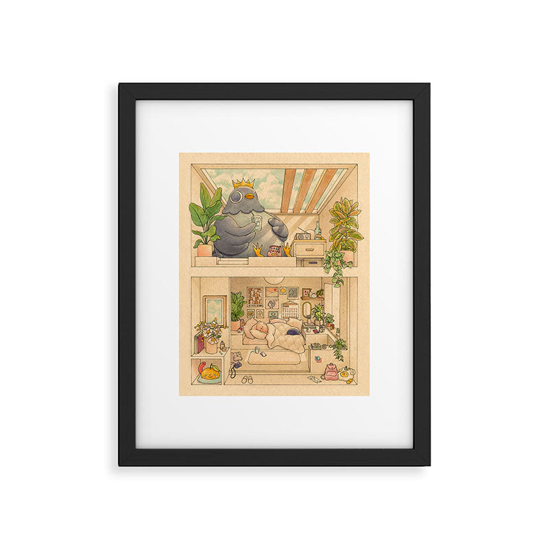 Neighbors Framed Art Print Gallery Image 4