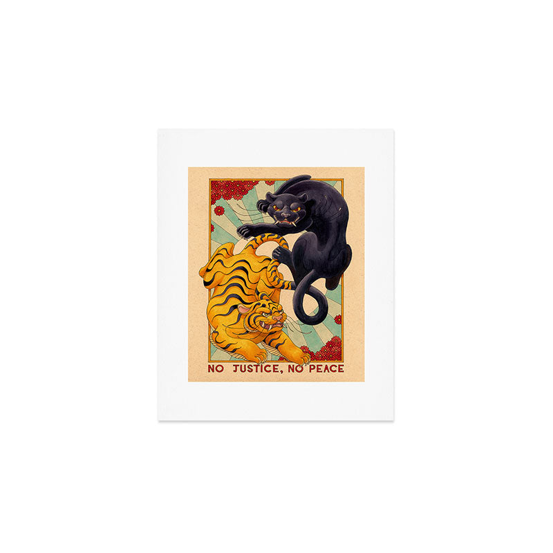 No Justice, No Peace Art Print Gallery Image 1