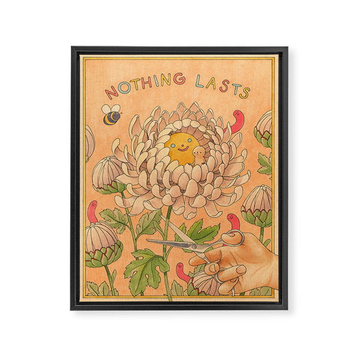 Nothing Lasts Framed Canvas Print Gallery Image 1