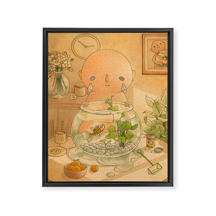 One Last Swirl Framed Canvas Print Gallery Image 1