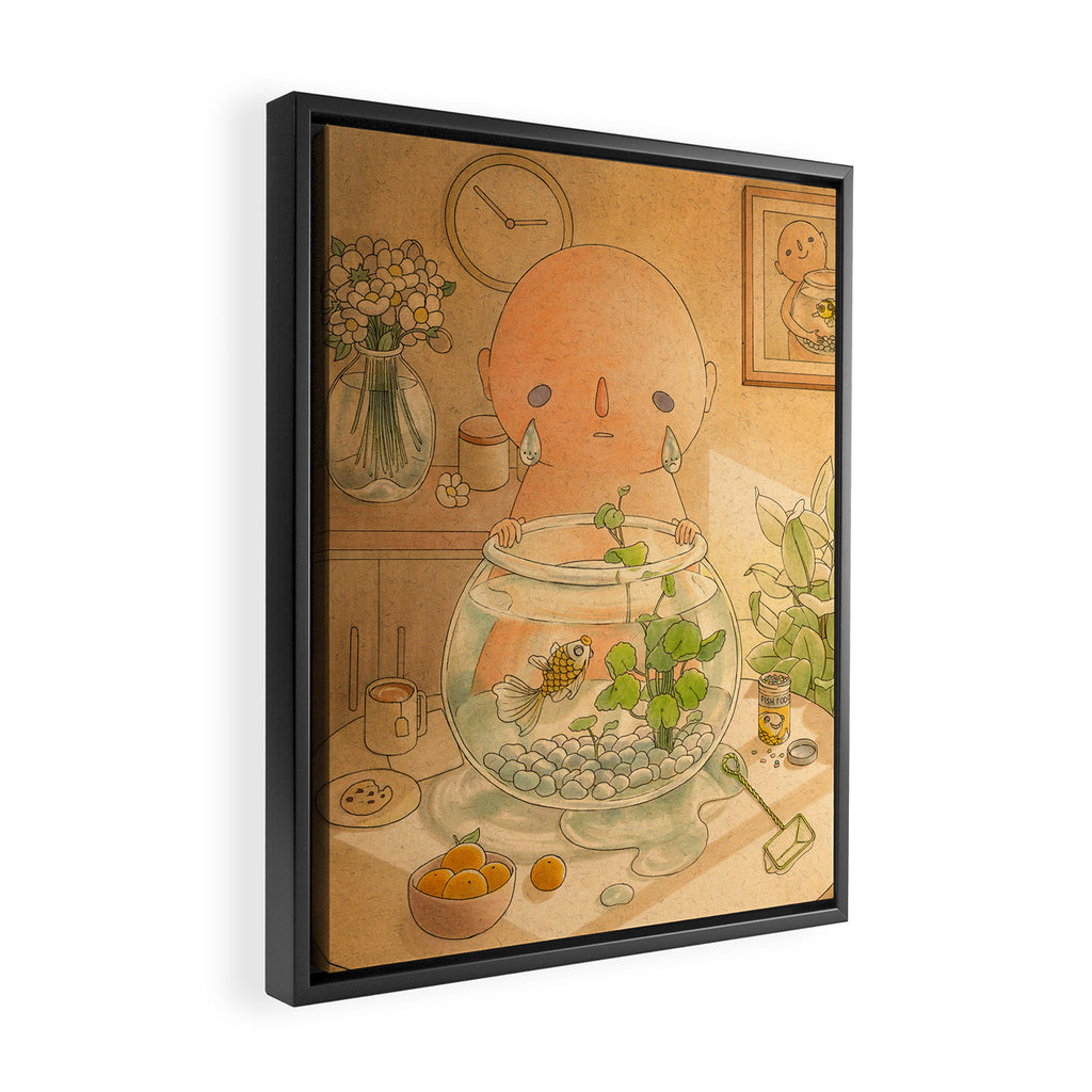 One Last Swirl Framed Canvas Print Gallery Image 2