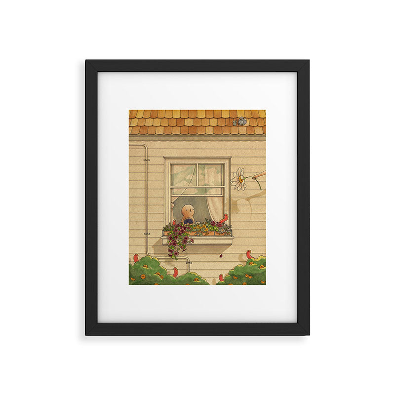 Out the Window Framed Art Print Gallery Image 4