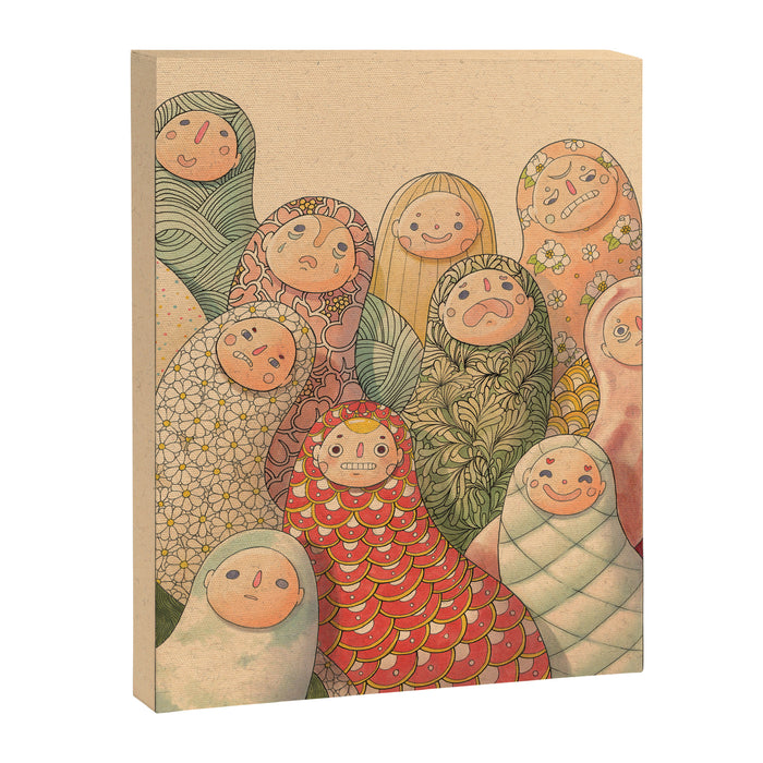 Pattern Worms Canvas Print Gallery Image 1